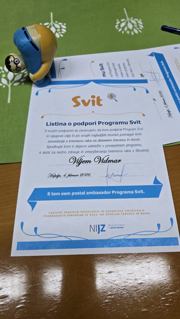 Viljem Vidmar je novi Svitov ambasador